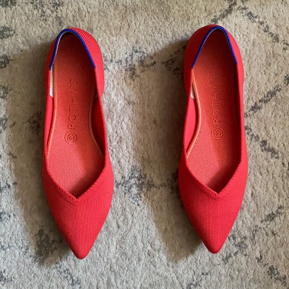 Rothy’s The Point Bright Red